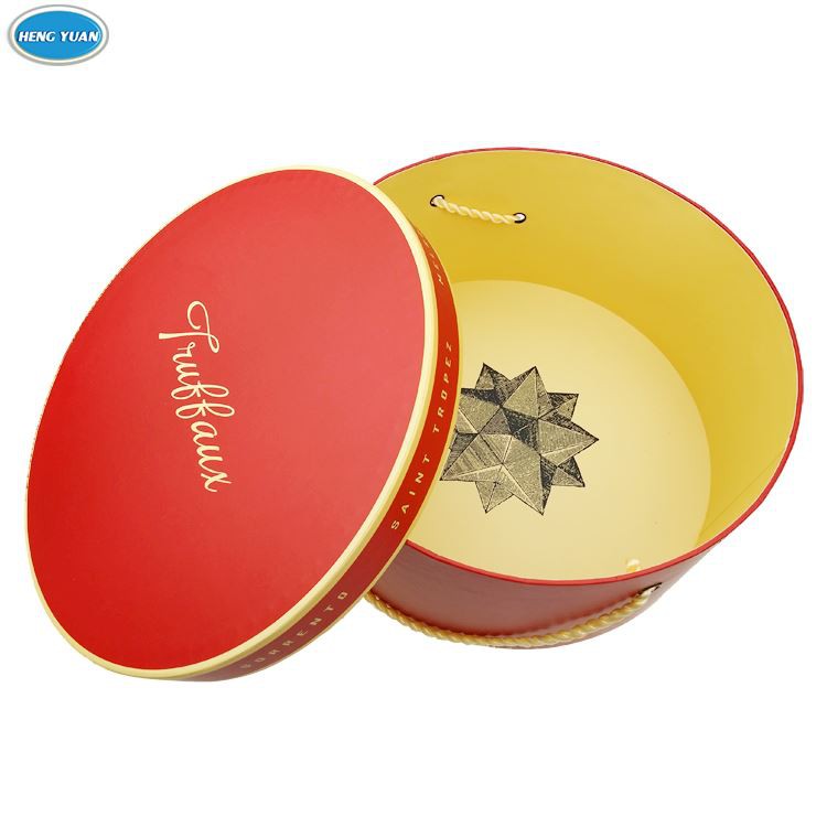 Gift Paper Round Box