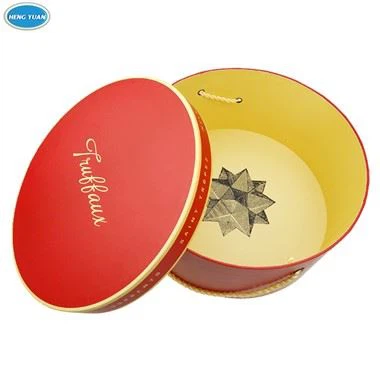 Cutie rotundă din hârtie cadou